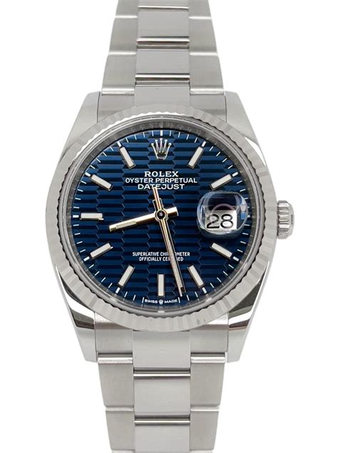 rolex oyster perpetual datejust blue fake|rolex datejust fluted bezel.